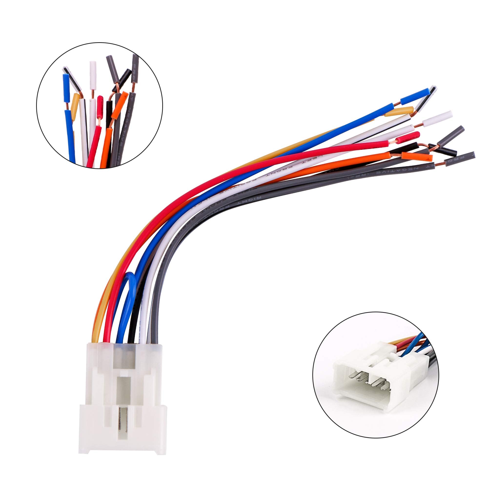 Rdbs Car Wire Harness Use To Connect Aftermarket Stereo Receiver Fit For 1984 Up Toyota Vehicles